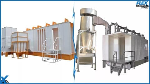 Cabina de Rociado Automática - FlexElectrostatic México