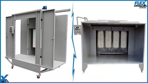 Cabina de Rociado Manual - FlexElectrostatic México