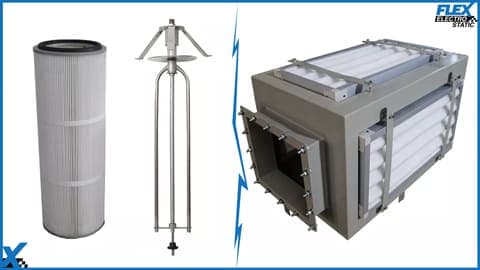 Filtros para Recubrimiento en Polvo - FlexElectrostatic México