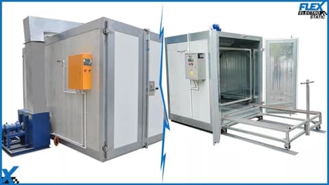 Horno de Curado Eléctrico - FlexElectrostatic México