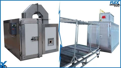 Hornos de Curado a Gas/Diesel - FlexElectrostatic México