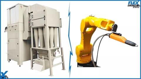 Robot de Recubrimiento en Polvo - FlexElectrostatic México