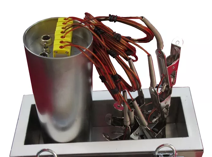 Temperature Profiling for Powder Coating Oven Colo-SMT-7 | FlexElectrostatic México